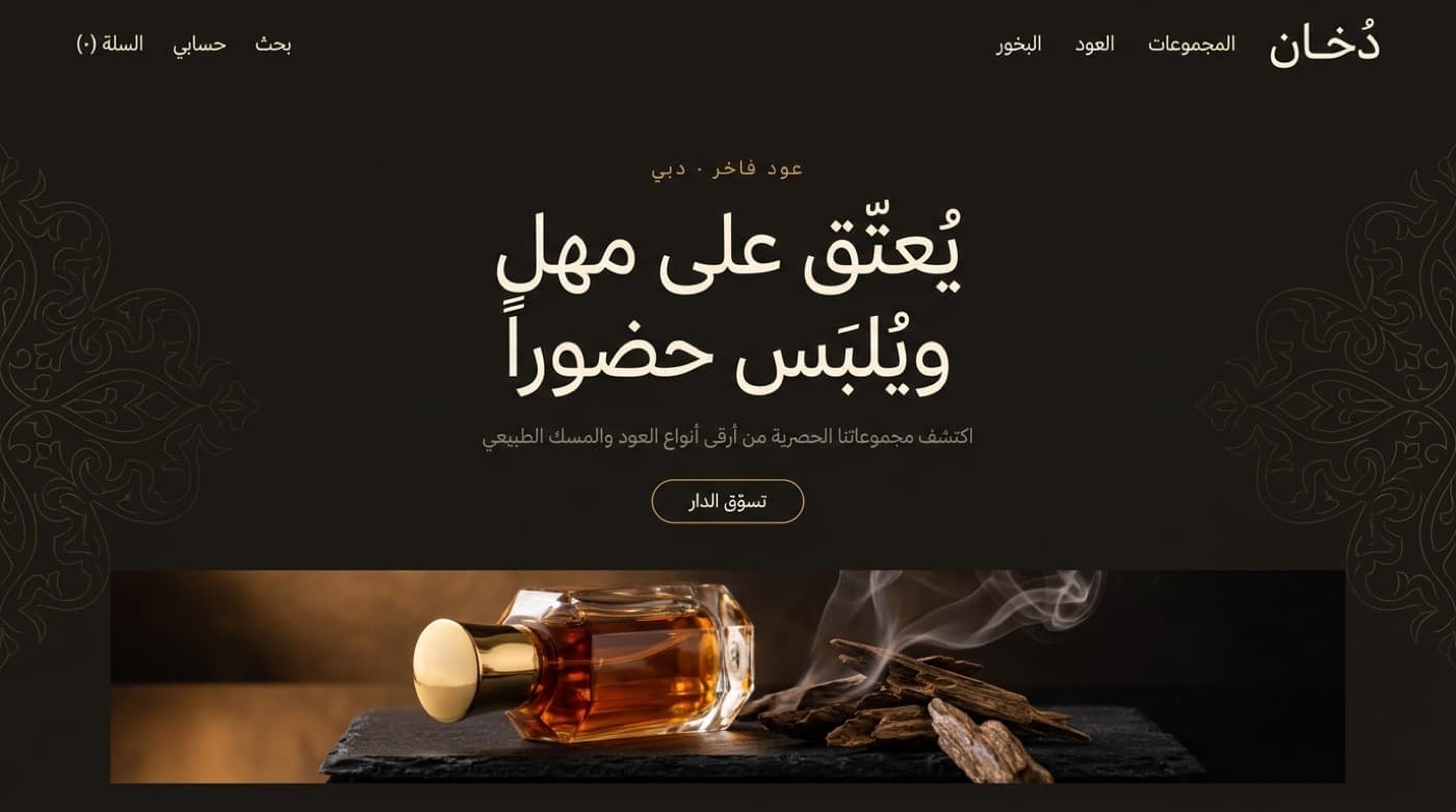 A Souqi store in Arabic