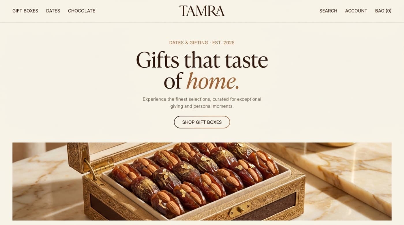 Tamra storefront