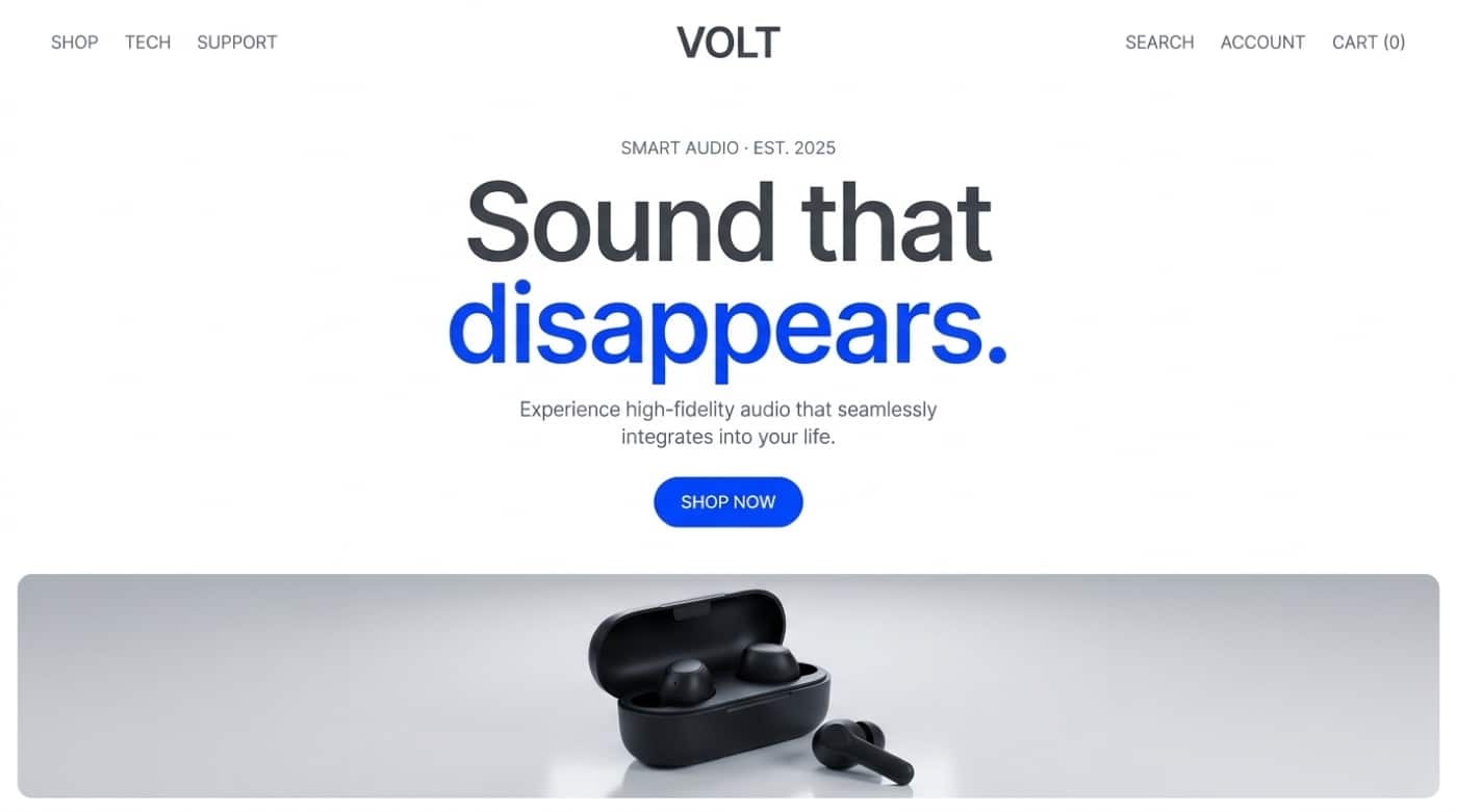 The Volt storefront