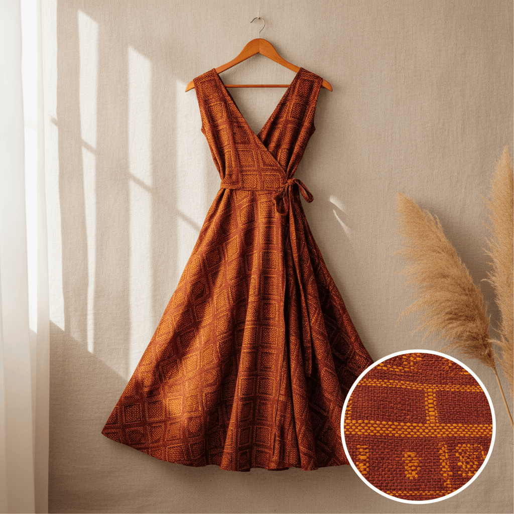 Kitenge Wrap Dress