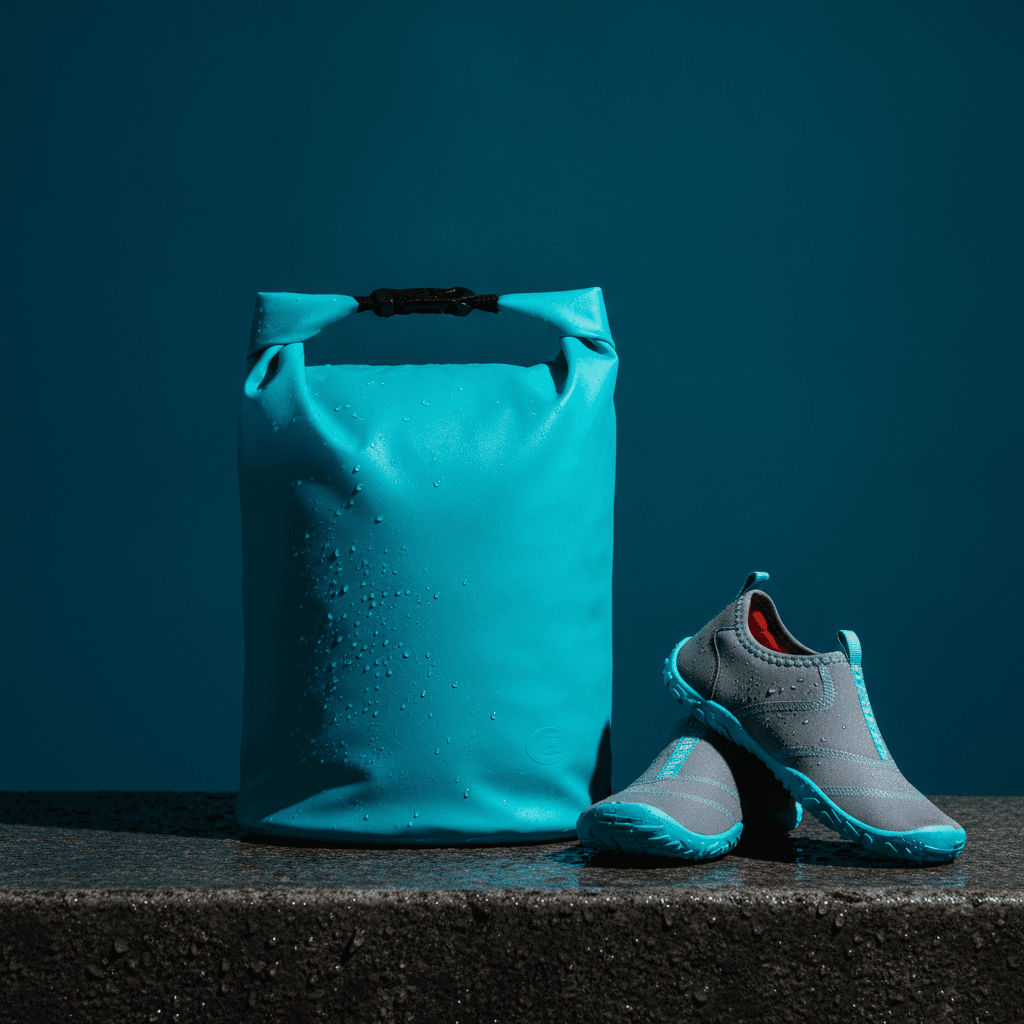 Dry Bag & Water Shoes
