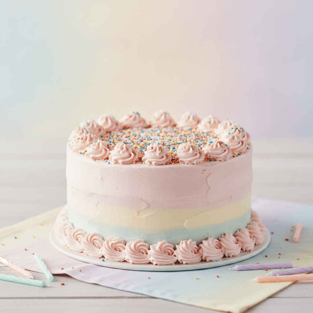 Birthday Cone Cake